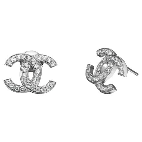 chanel earrings australia sale|small chanel diamond earrings.